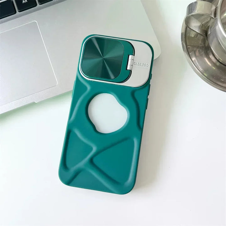 Etui Magsafe Silicone Lens Flip do iPhone&