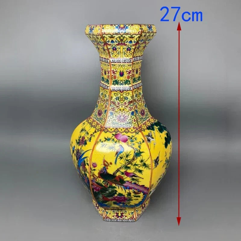 Antyczny Królewski Chiński Wazon Porcelanowy