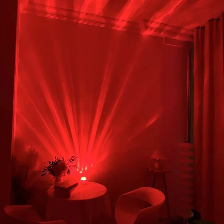 Projektor Aurora LumoSky | 16 kolorów zorzy polarnej | USB i pilot zdalnego sterowania | Relaksujące światło nocne