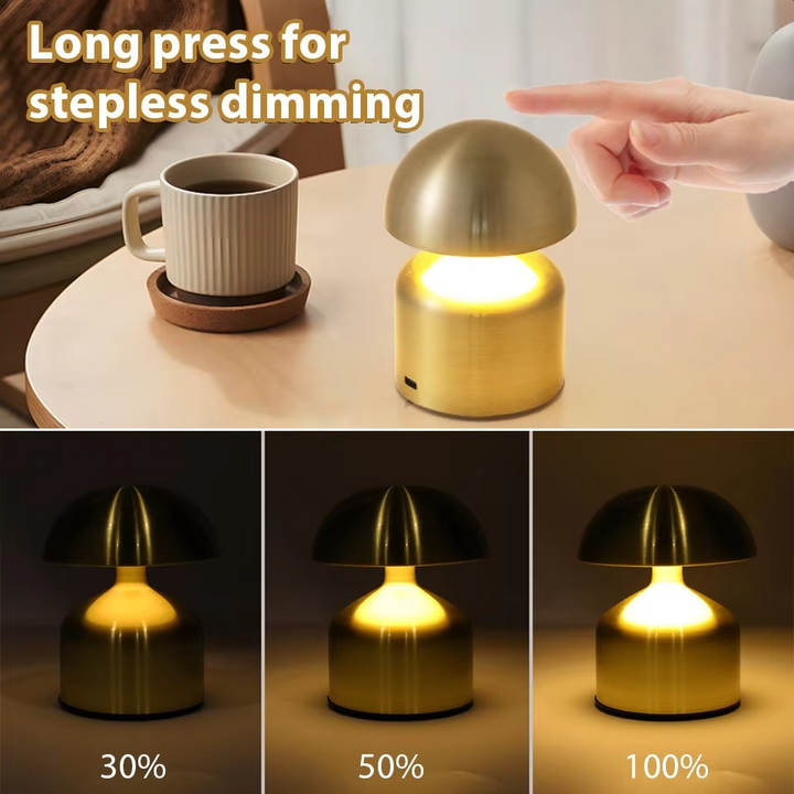 Wszechstronna Lampa Nocna LED z Dotykowym Sterowaniem - 3 Kolory, Przyciemniana