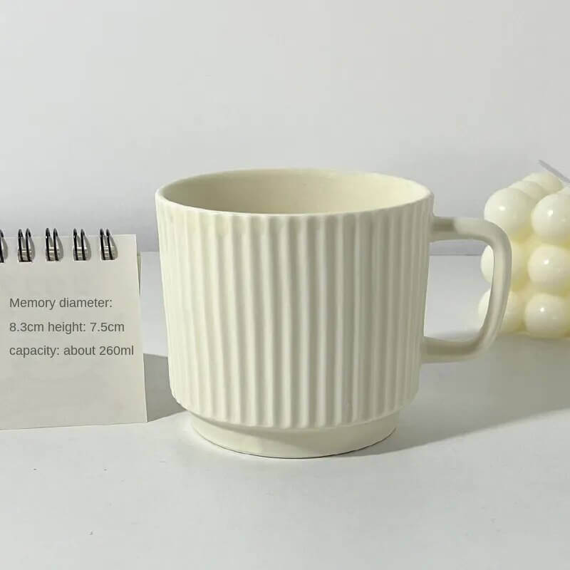 Duża Retro Ceramiczna Filiżanka