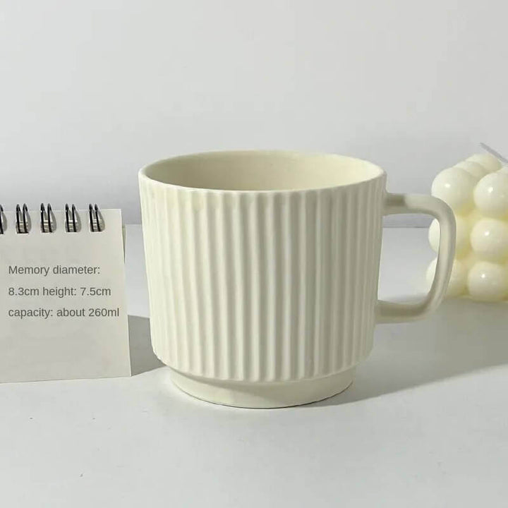 Duża Retro Ceramiczna Filiżanka