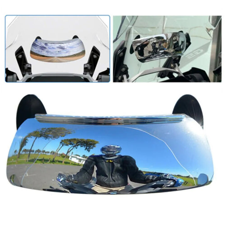 Lusterko motocyklowe w martwym polu 180 stopni