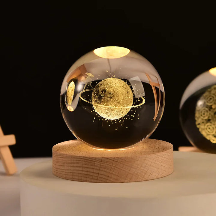 Świecące 3D Kryształowe Lampy Nocne – Unikalne Prezenty na Każdą Okazję