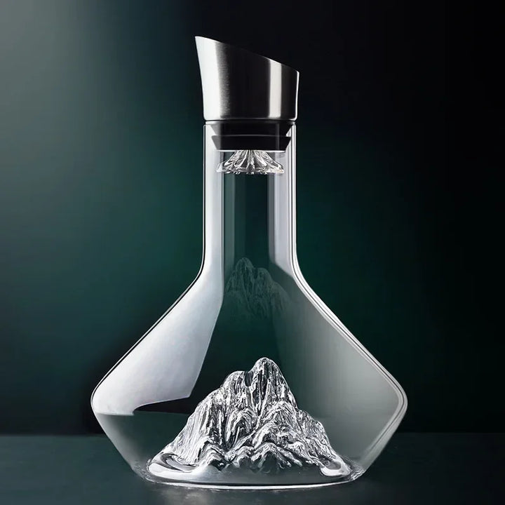 1500ml Karafka Iceberg Kreatywna Wysokiej Jakości Kryształ Bez Ołowiu Luksusowy Dystrybutor Wina Czerwonego Karafka do Wina