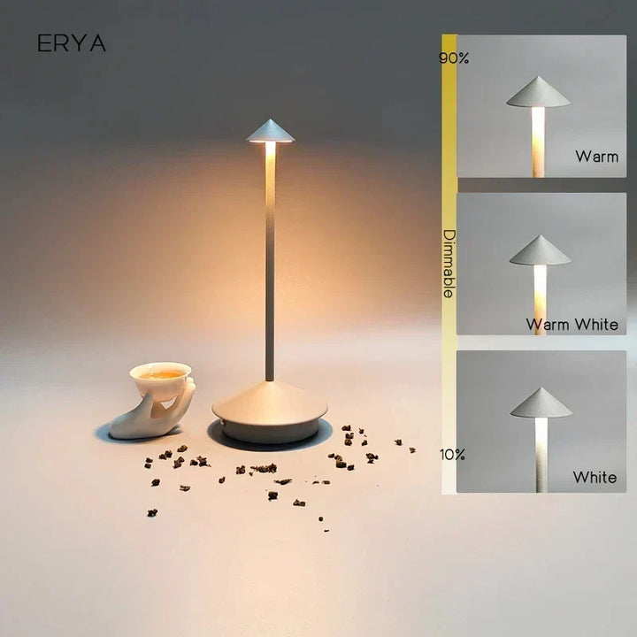 Lampa stołowa z akumulatorem Kreatywna lampa dotykowa LED do jadalni Pina pro Lampa stołowa Hotel Bar Lampa biurowa Lampa dekoracyjna