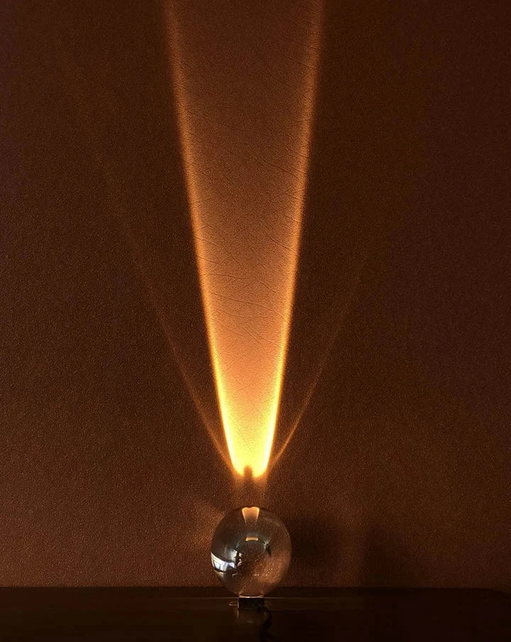 Lampa Stołowa Kryształowy Zachód Słońca