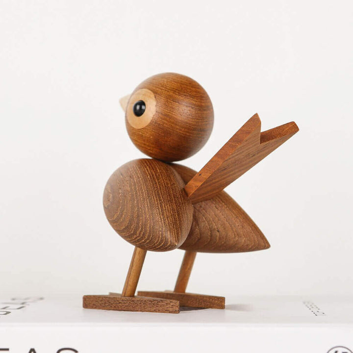 Mały ptaszek mi powiedział, nordycki drewniany ornament
