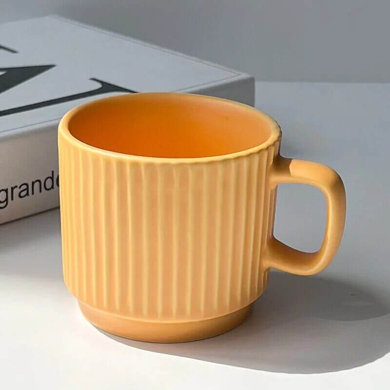 Duża Retro Ceramiczna Filiżanka