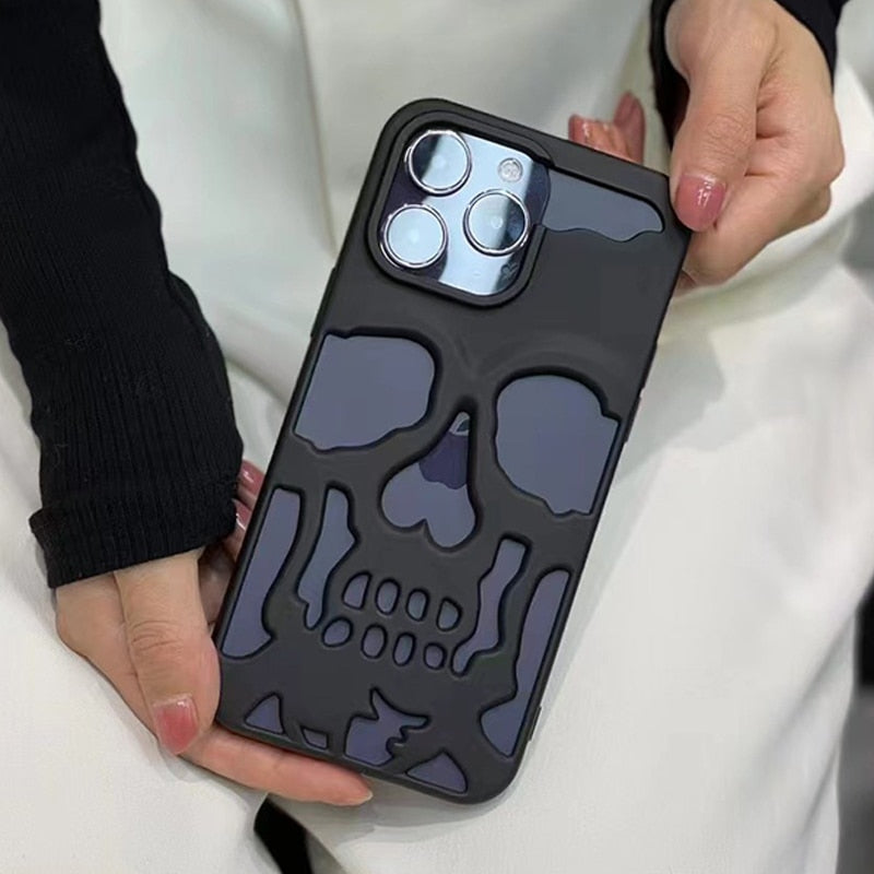 Etui na telefon Gothic Midnight Skull
