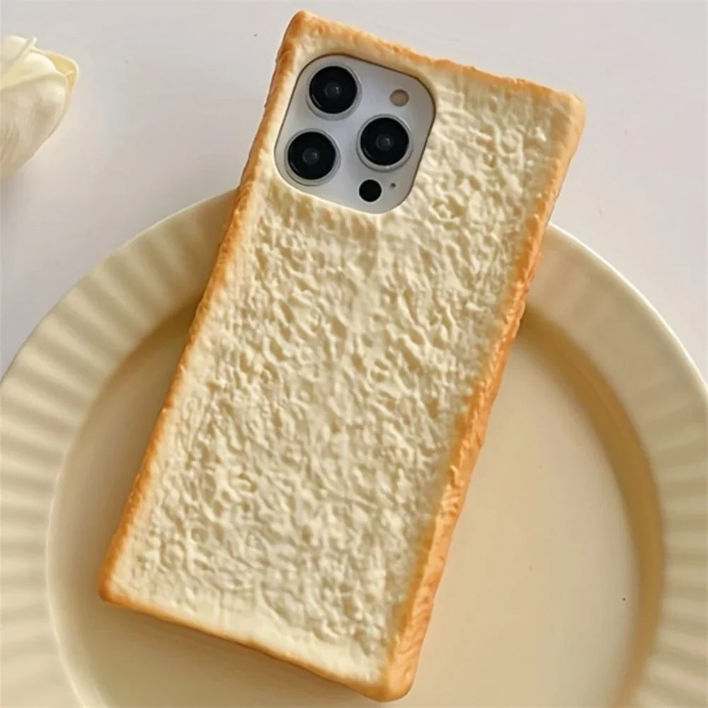 Etui na iPhone w kształcie chleba tostowego