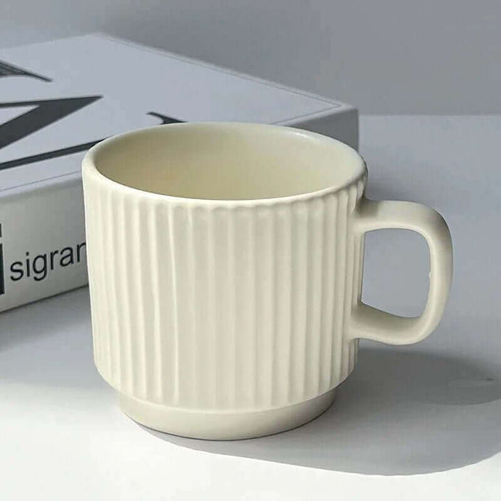 Duża Retro Ceramiczna Filiżanka