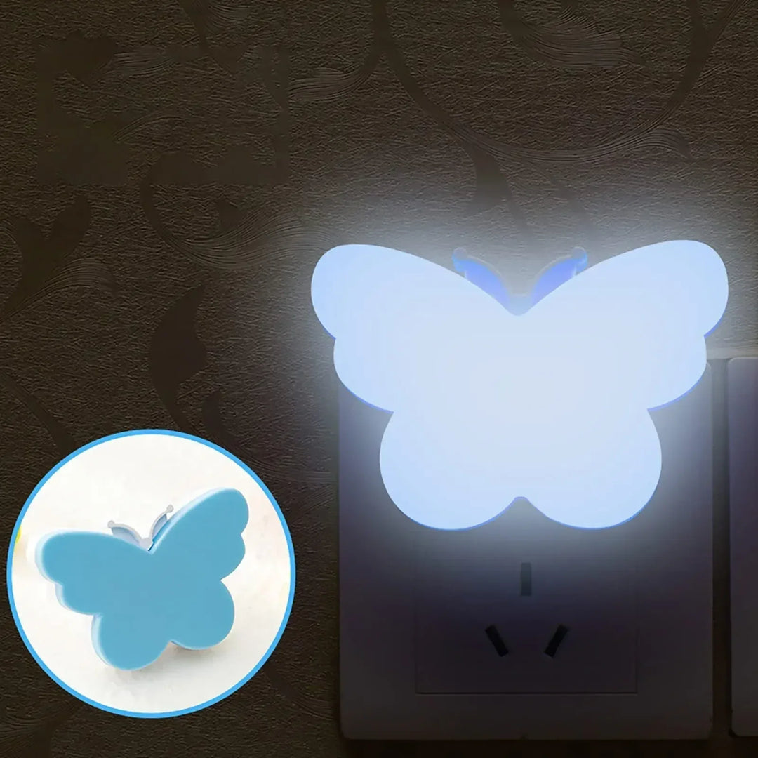 GlowEase LED Nocna Lampa | Automatyczny Czujnik Światła | Ciepłe Białe Światło Komfortowe