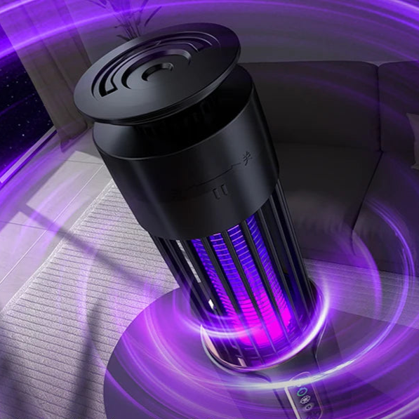 Lampa Moskitier ZenTora | Zasilana przez USB i Cicha | Bez chemikaliów z funkcją nocnej lampki