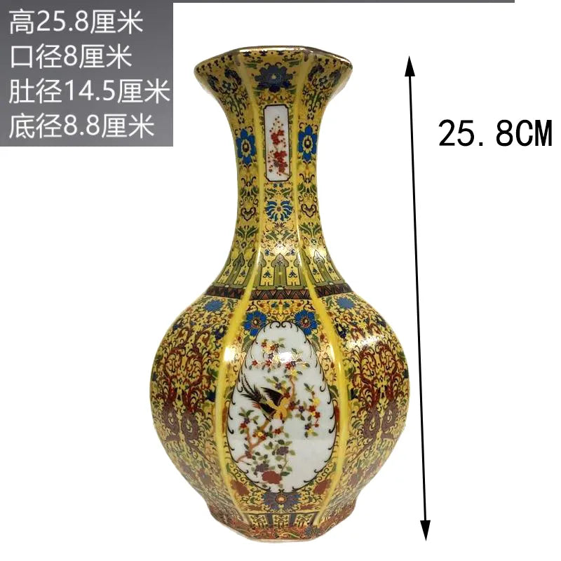 Antyczny Królewski Chiński Wazon Porcelanowy