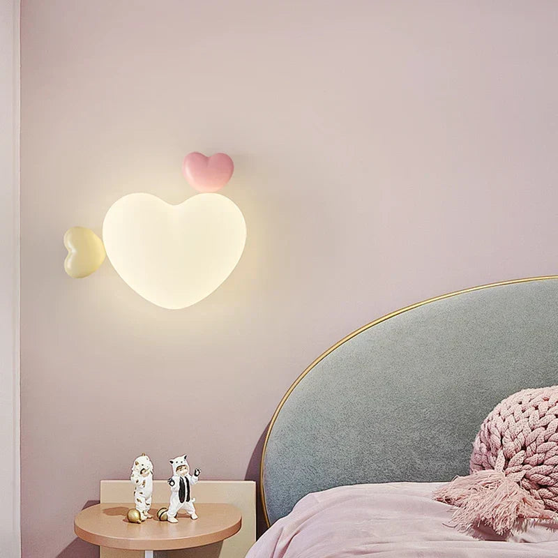 LoveLicht - Różowe Chmury LED Nocna Lampa