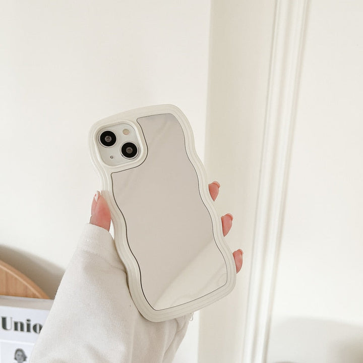 Fala Lusterka do Makijażu Etui na Telefon
