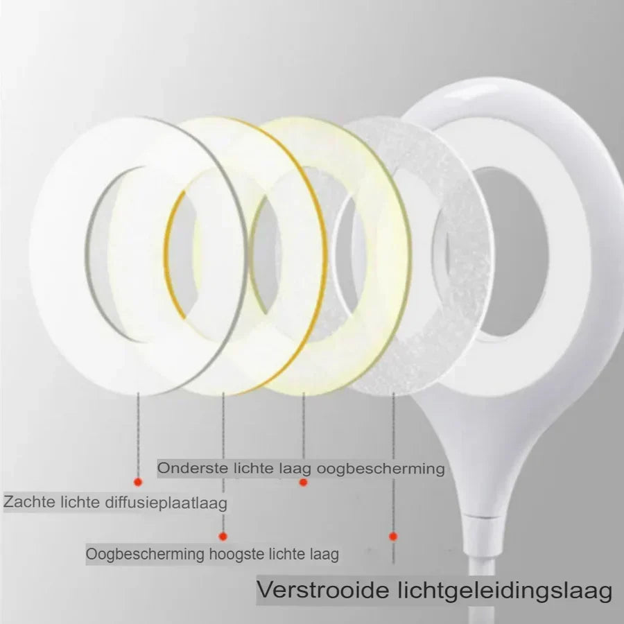 Kompaktowa i Ładowalna Lampa Nocna – Elastyczne Światło LED na Biurko i Stolik Nocny