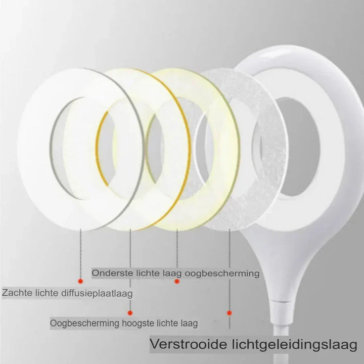 Kompaktowa i Ładowalna Lampa Nocna – Elastyczne Światło LED na Biurko i Stolik Nocny
