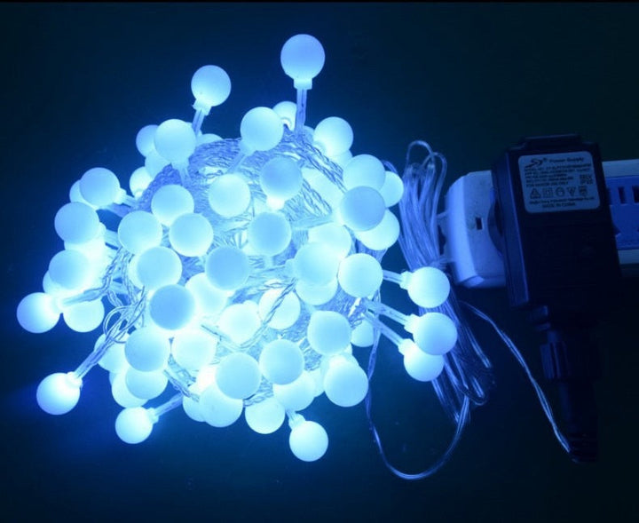 Świecące LED Fairy Bubble String Lights Świąteczne Oświetlenie