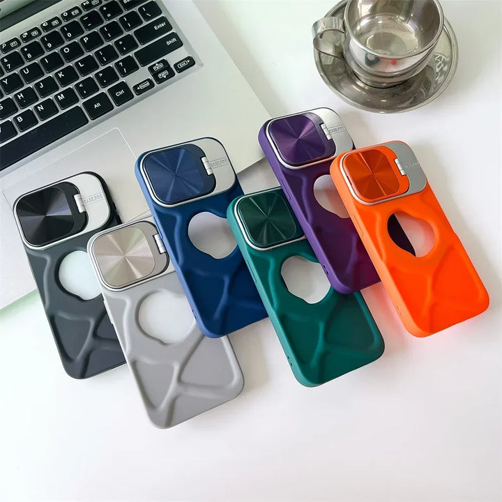 Etui Magsafe Silicone Lens Flip do iPhone&