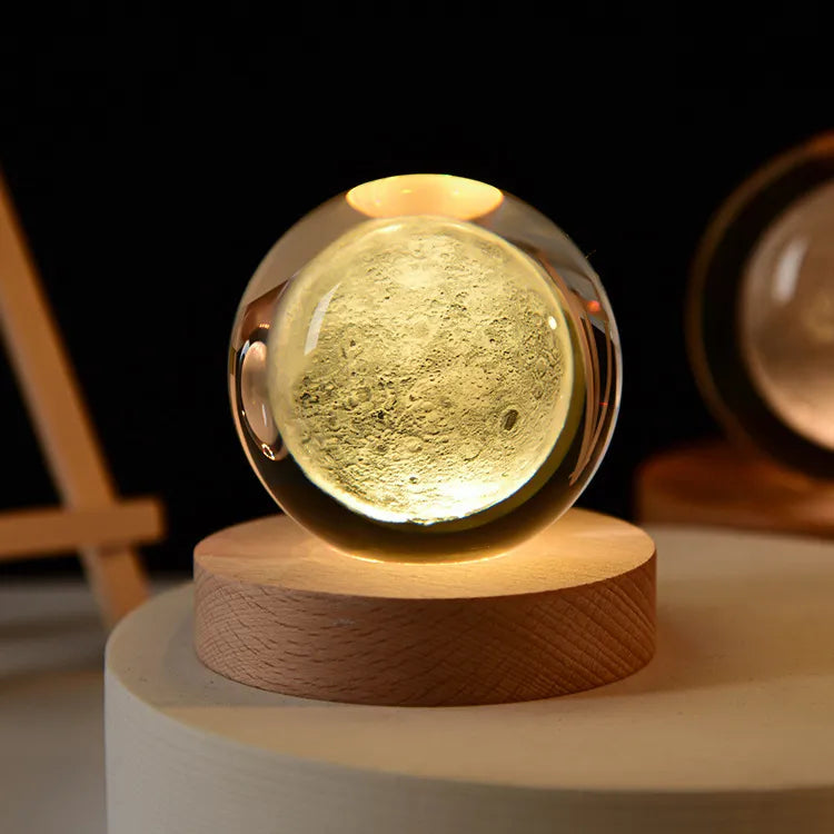 Świecące 3D Kryształowe Lampy Nocne – Unikalne Prezenty na Każdą Okazję