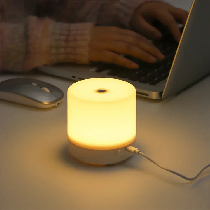 Kreatywna Lampa Nocna USB - Lampka LED z Dotykowym Przyciemnianiem do Sypialni i Akademika