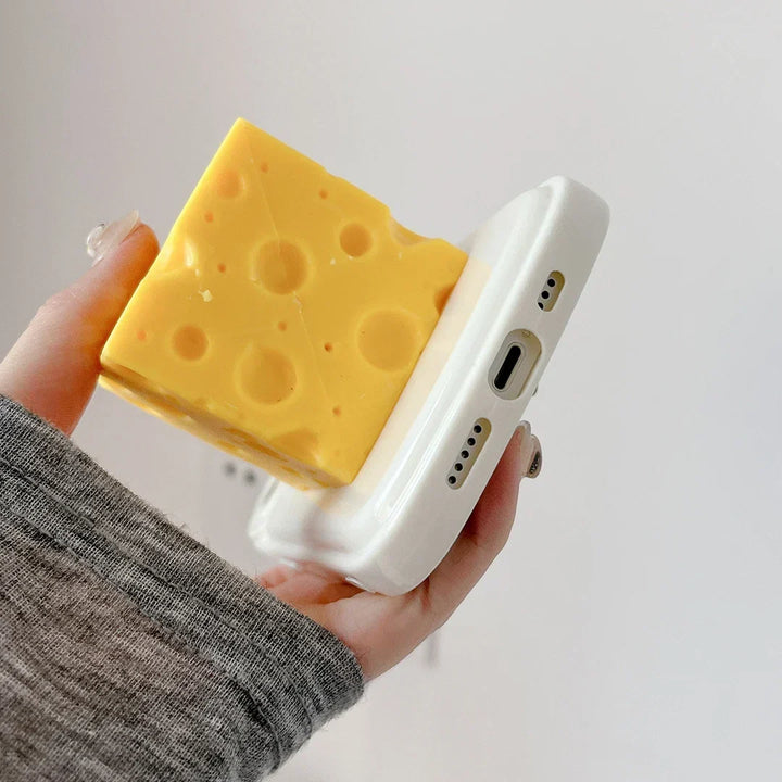 Etui na iPhone dla miłośnika sera z myszką