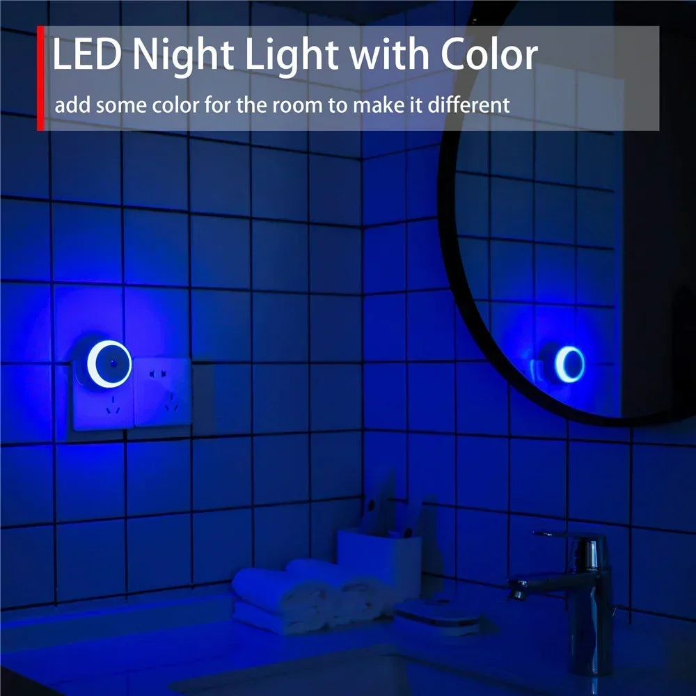 NOXORA LED lampka nocna | Czujnik zmierzchu i automatyczne przyciemnianie | Lampka wtyczkowa | Ciepła biała