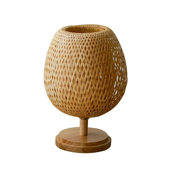 Lampa rattanowa - Bezstopniowa lampa koszykowa do dekoracji sypialni i salonu
