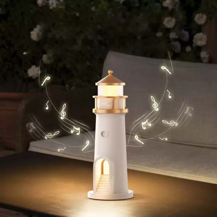 Lampa Bluetooth Głośnik Latarnia Księżycowy Cień Światło Ambientalne Najlepszy Prezent