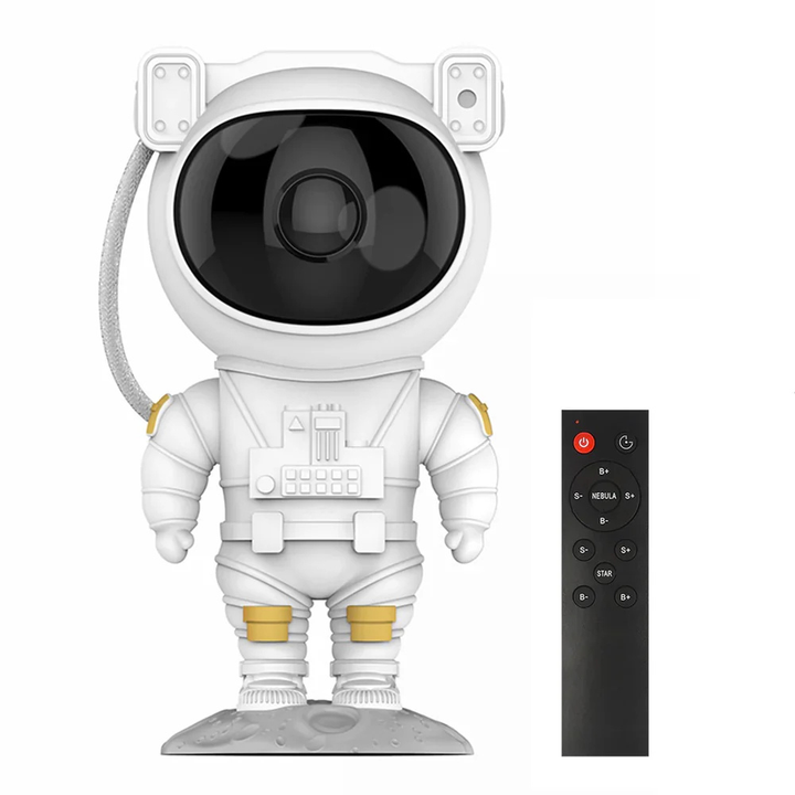 Projektor Gwiazd Lampa Astronauta Regulowana LED Nocna Lampa Galaktyczna