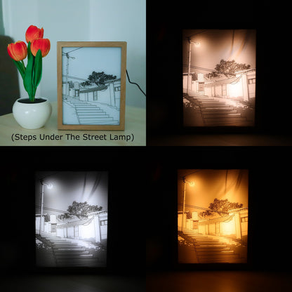 Kreatywne DIY Malowanie Światłem Słonecznym - Nocna Lampa