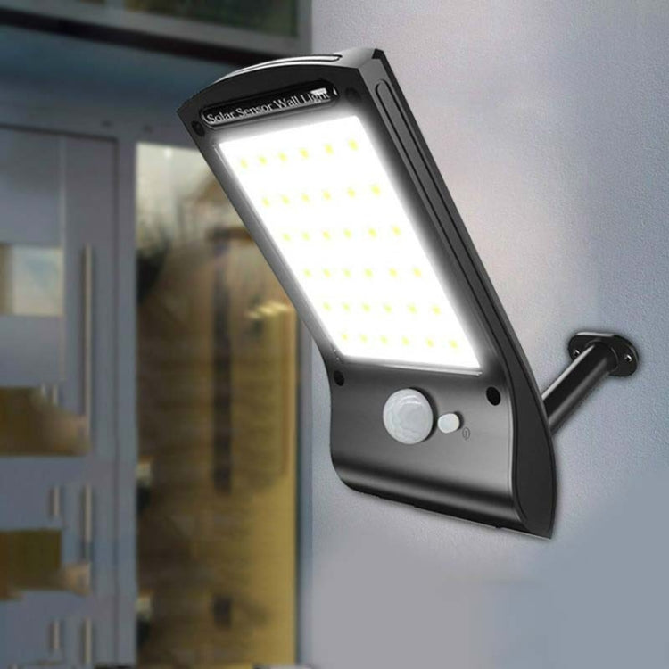 Lampy solarne zewnętrzne 36 LED super jasna lampa solarna 280LM z czujnikiem ruchu, bezprzewodowe, wodoodporne, elastyczne lampy ścienne