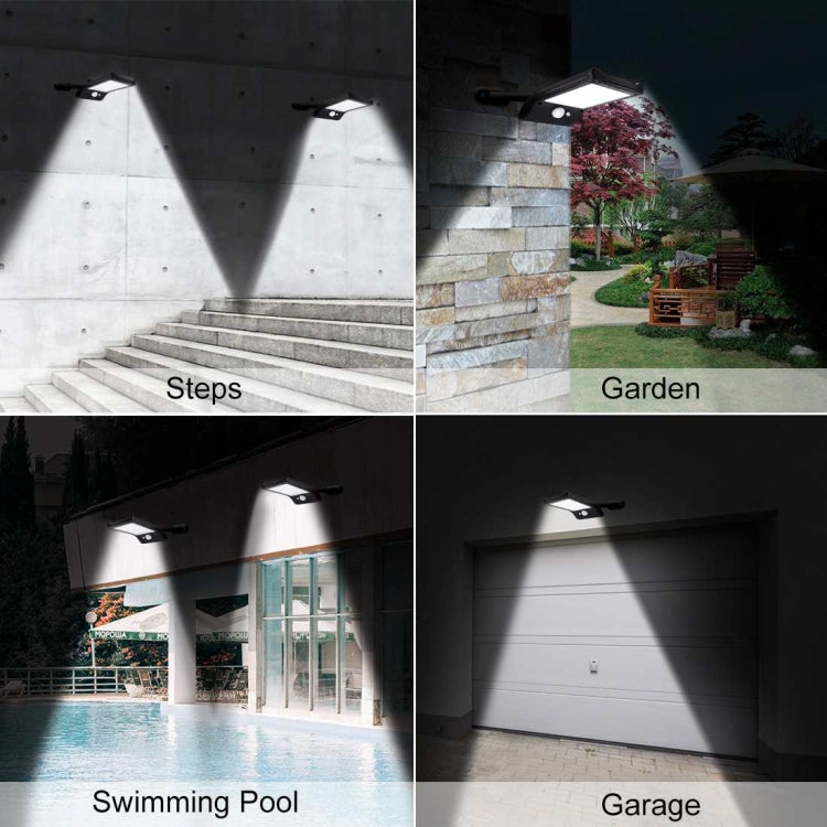 Lampy solarne zewnętrzne 36 LED super jasna lampa solarna 280LM z czujnikiem ruchu, bezprzewodowe, wodoodporne, elastyczne lampy ścienne