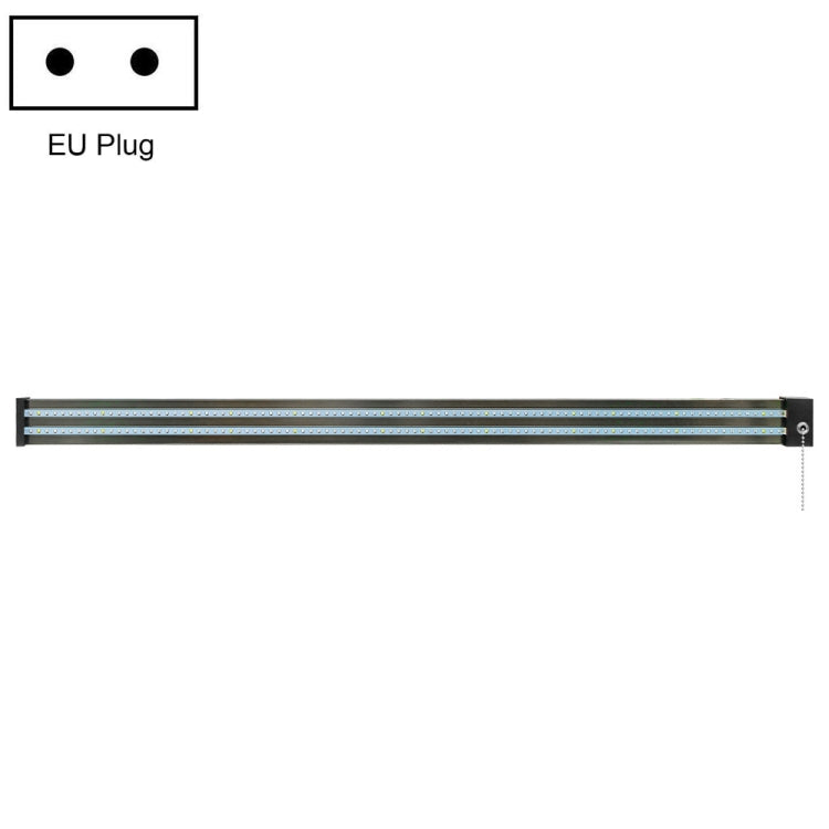 Lampa wzrostowa LED pełnospektralna, lampa do roślin, rurka, Styl: Mała podwójna rząd 100 cm (wtyczka EU)