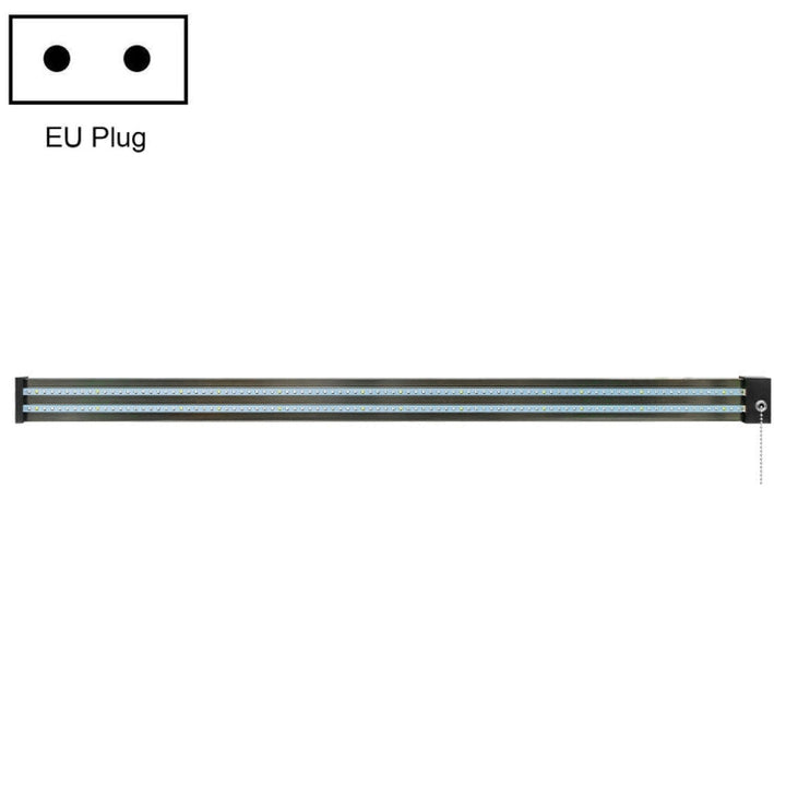 Lampa wzrostowa LED pełnospektralna, lampa do roślin, rurka, Styl: Mała podwójna rząd 100 cm (wtyczka EU)