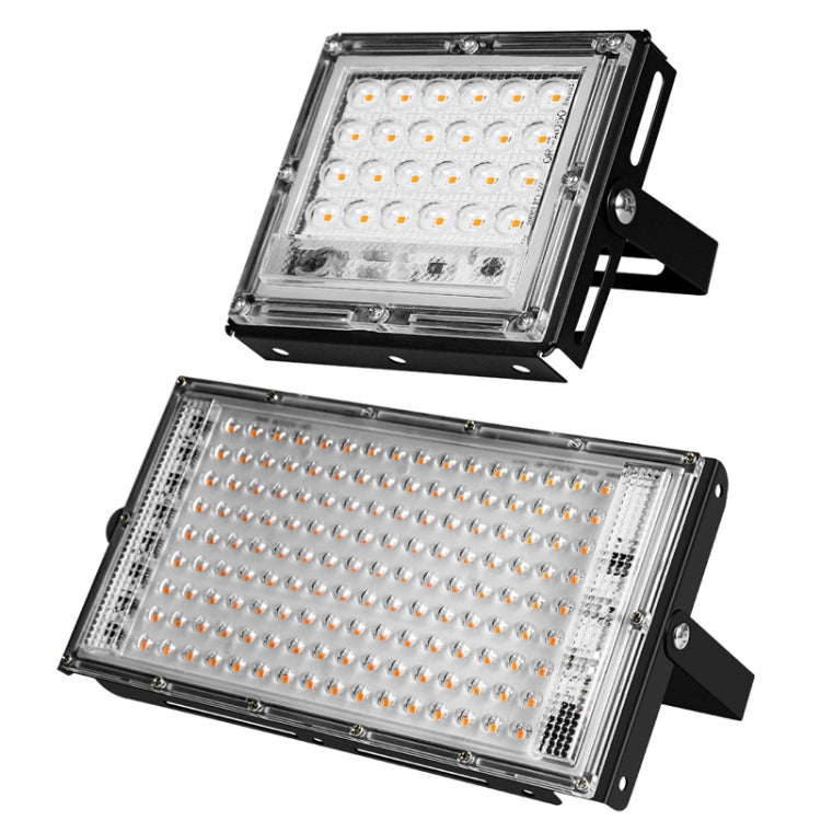 Lampa LED do roślin, pełne spektrum, wodoodporna, lampa do wzrostu, wtyczka EU, 144 diody, 200W