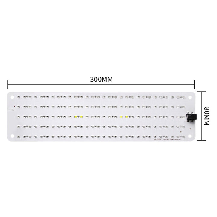 4 głowice 12V Pełnospektralna Lampa LED do Wzrostu Roślin Czerwone i Niebieskie Światło do Siewek (wtyczka EU)
