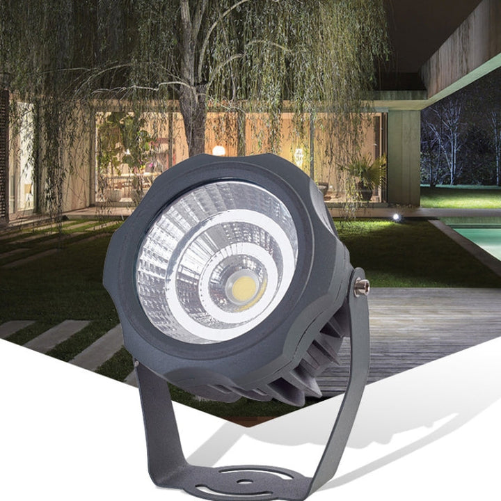 Reflektor LED COB Zewnętrzny Wodoodporny Reflektor Oświetlenie Billboardowe Lampa Ogrodowa, kolor: 20W 2 wybory kolorów 1