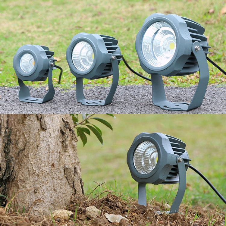 Reflektor LED COB zewnętrzny wodoodporny lampa billboardowa lampa ogrodowa, kolor: 30W 7 kolorów