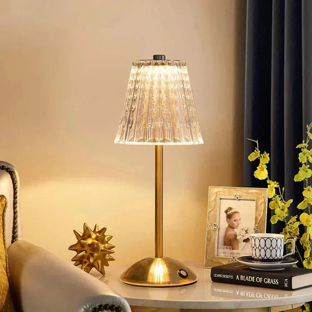 Lampa Stołowa AuraGlow - Ładowalna Lampa LED z Funkcją Przyciemniania