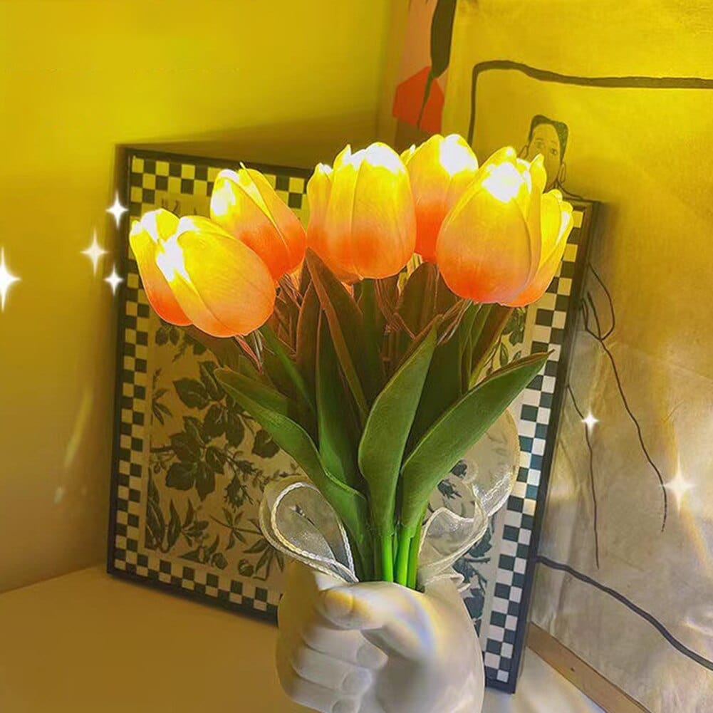 Tulipany LED Nocna Lampa Banquet