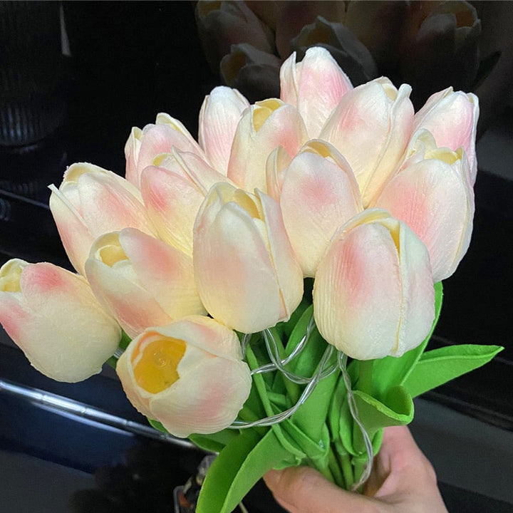 Tulipany LED Nocna Lampa Banquet