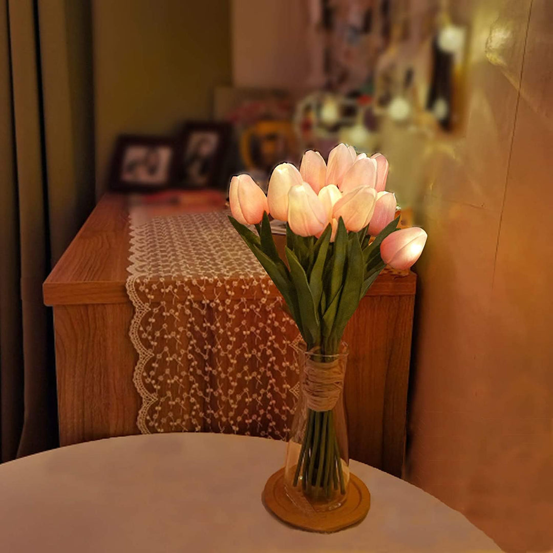 Tulipany LED Nocna Lampa Banquet