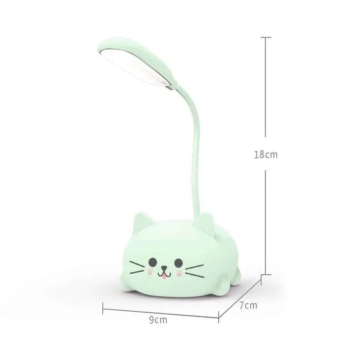 Lampa USB Kot – Mini LED Nocna Lampa z Delikatnym Światłem