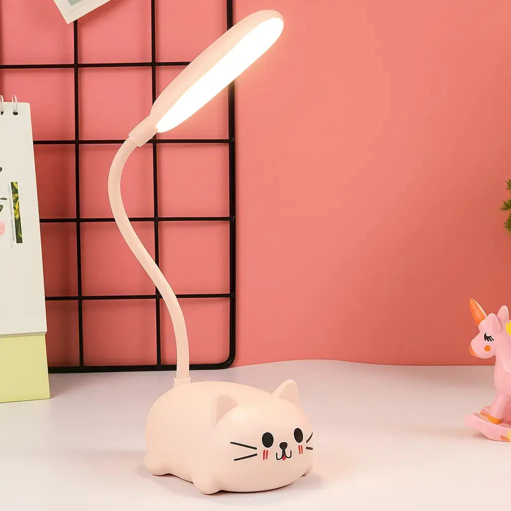 Lampa USB Kot – Mini LED Nocna Lampa z Delikatnym Światłem