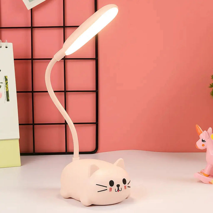 Lampa USB Kot – Mini LED Nocna Lampa z Delikatnym Światłem