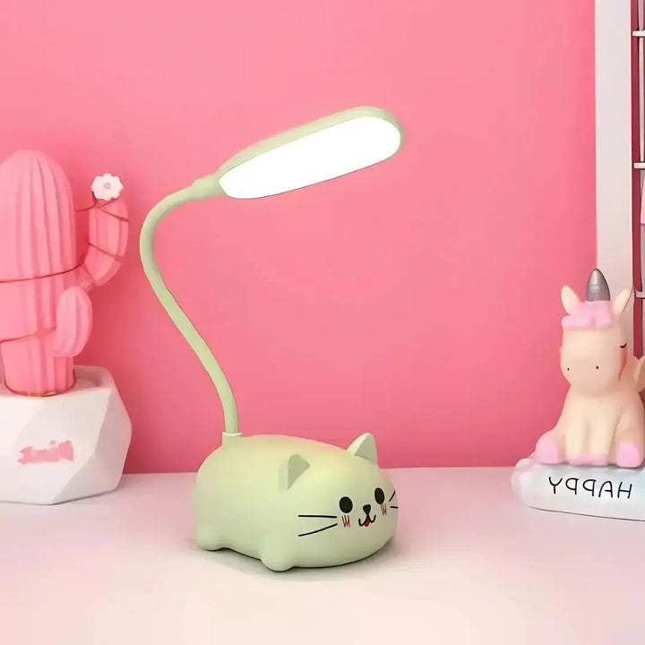 Lampa USB Kot – Mini LED Nocna Lampa z Delikatnym Światłem