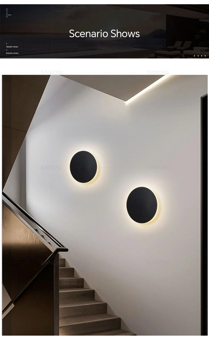 LightRing | Minimalistyczna Lampa LED na Ścianę